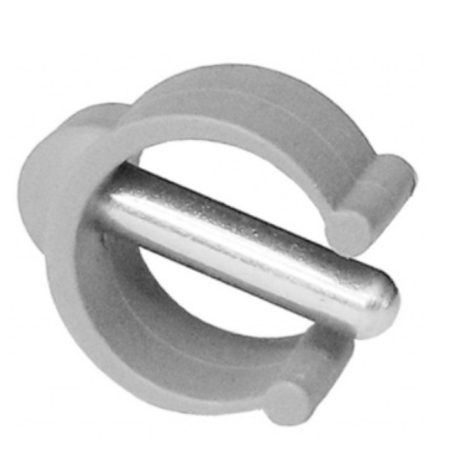 Clip pour bequille 22mm - gris