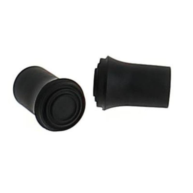 Embout de canne noir diam. interieur 18,5 a 20 mm - la paire