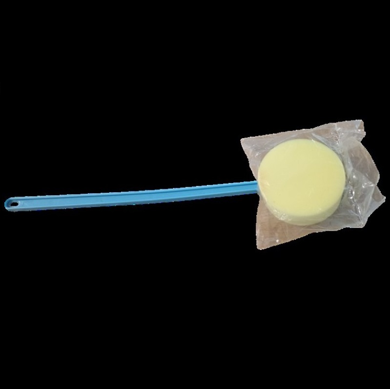 Eponge pour le dos avec manche flexible mousse ronde