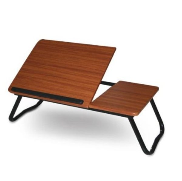 Tablette de lit inclinable avec 2 plateaux